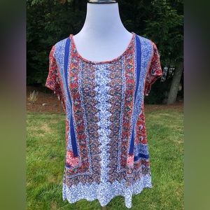 Bold color lightweight top